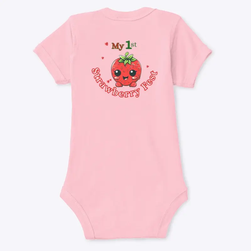 My 1st Strawberry Fest (DESIGN 2) Onesie