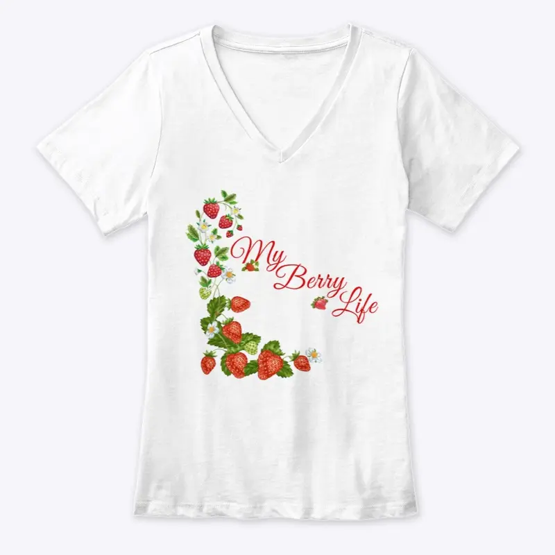 Women's Premium V-Neck Tee - MBL