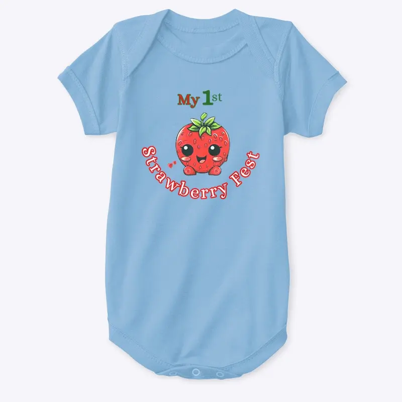 My 1st Strawberry Fest ​DESIGN 3 Onesie