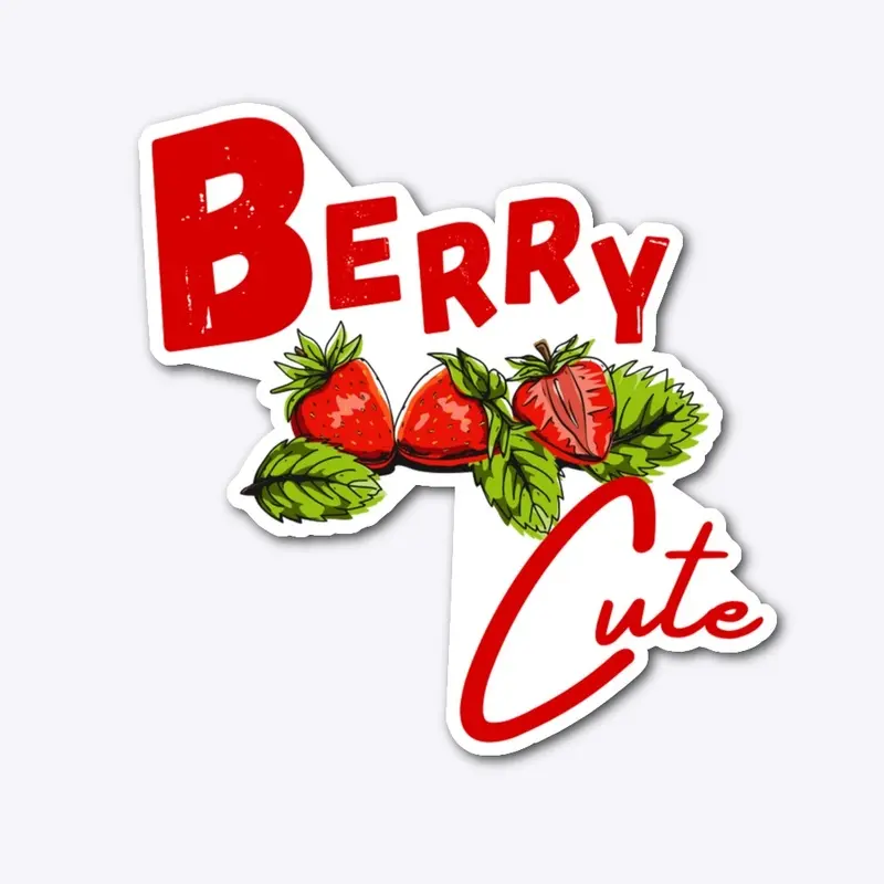 ​Berry Cute Die Cut Stickers (7)