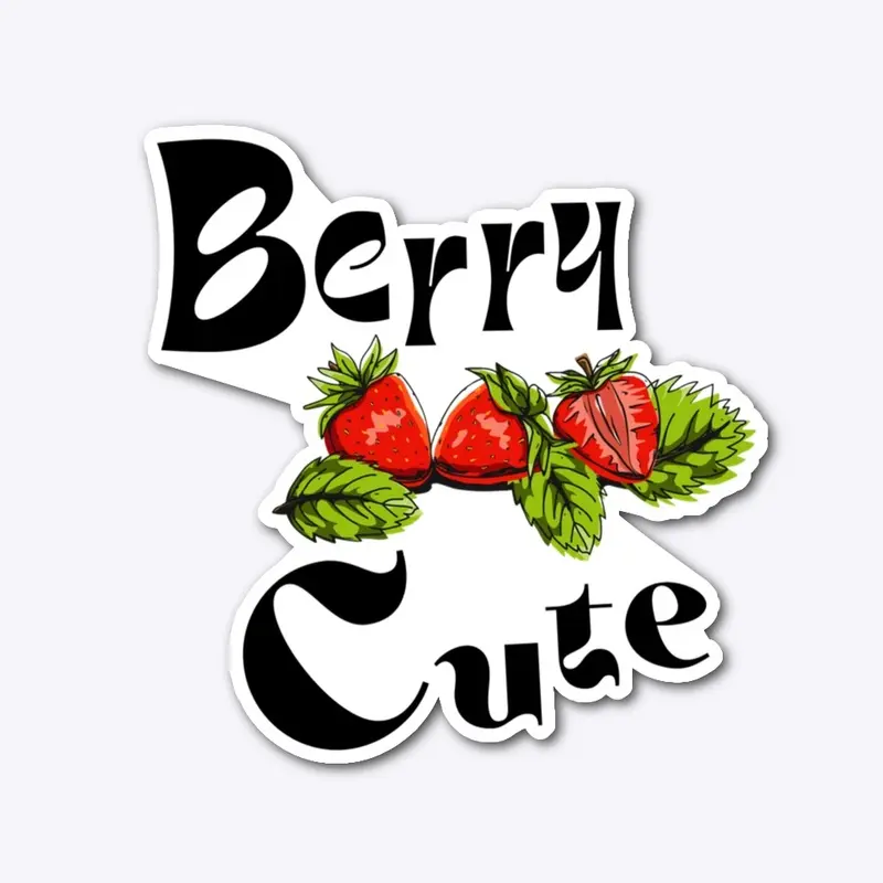 Berry Cute Die Cut Stickers (4)