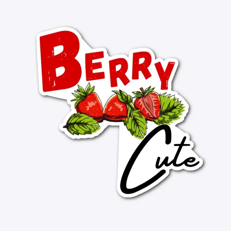 ​Berry Cute Die Cut Stickers (8)