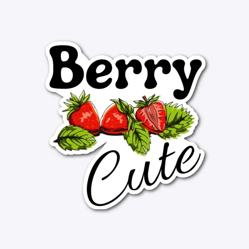 Berry Cute Die Cut Stickers (1)