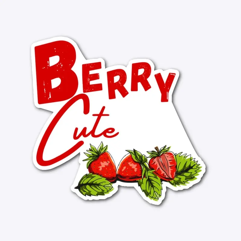 ​Berry Cute Die Cut Stickers (6)