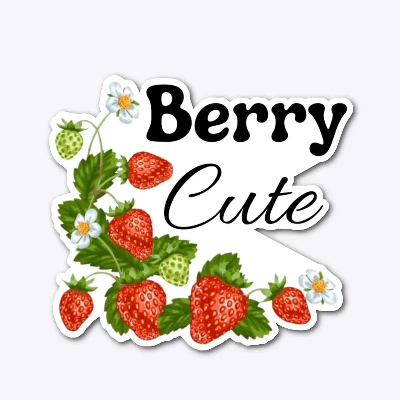 Berry Cute Die Cut Stickers (2)